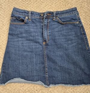 Universal Thread Dark Blue Denim Mini Skirt